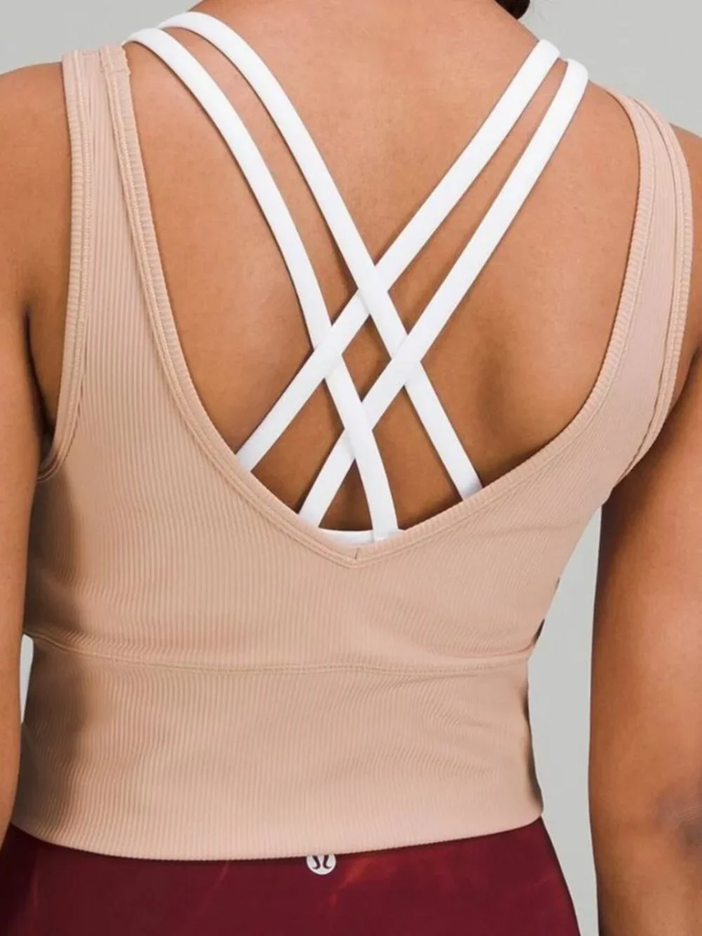 lululemon Power Pivot Ribbed Tank Top - size 4